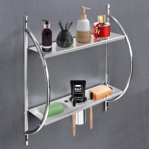 A picture of a multipurpose bathroom rack | 6 essentials bathroom accessories for a Nigerian home