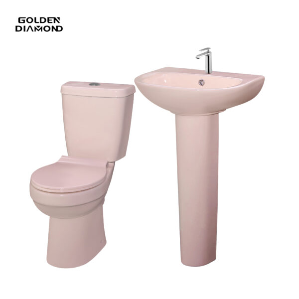 Golden Diamond Milano Pink Set | Shop Sanitary Wares online