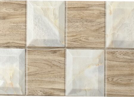 Wood and White Capsule Wall Tile | Online Store for all Tiles