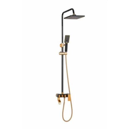 Black and Gold Standing Shower | Buy quality showers