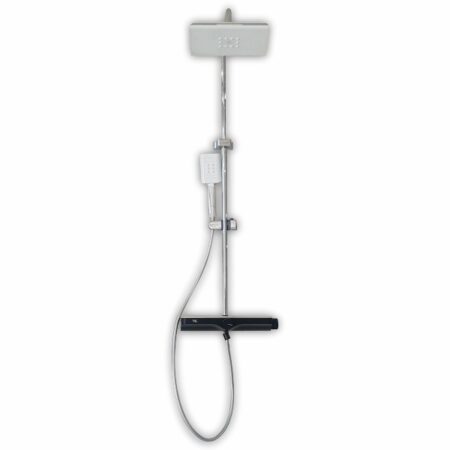 Silver and White Shower Set - Wahkit | Buy luxury showers online